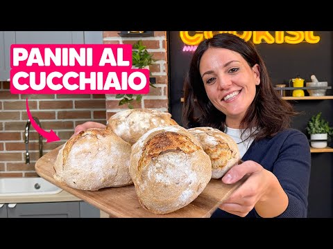 PANINI AL CUCCHIAIO 🥄 facili, senza impasto e buoni come quelli del panificio!