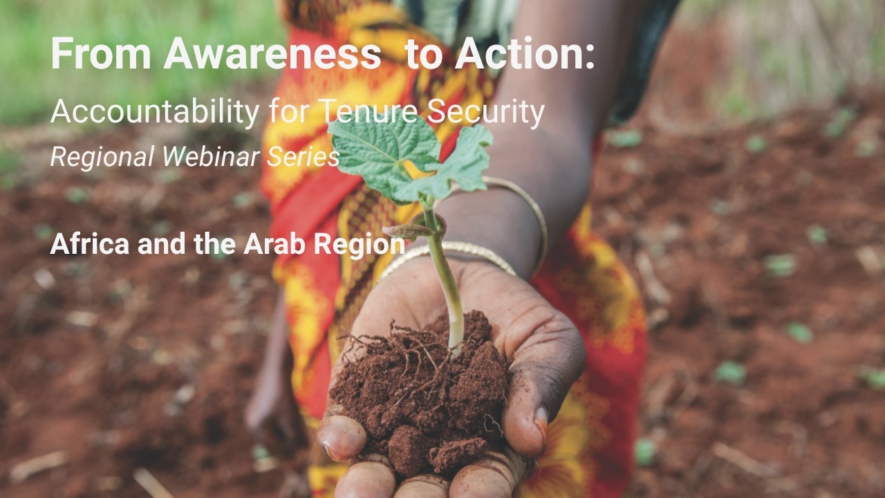 Land tenure webinar for the Africa and Arab regions