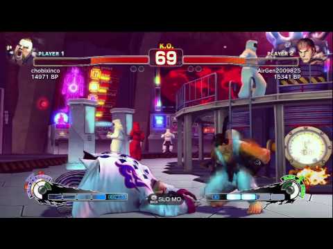 SSF4: AirGen2009825 (Ryu) vs. chobixinco (Rufus)