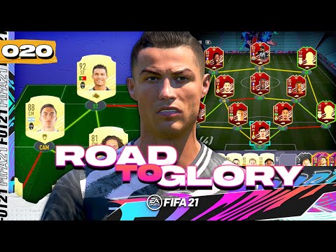 FIFA 21 ROAD TO GLORY #20 - FIRST WEEKEND LEAGUE GAME vs RONALDO!!