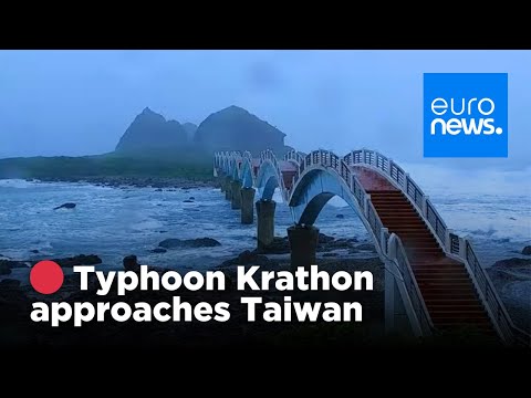 🔴 LIVE - Typhoon Krathon heads for Taiwan after hitting the Philippines | euronews 🇬🇧