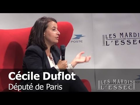 Cécile Duflot aux Mardis de l'ESSEC