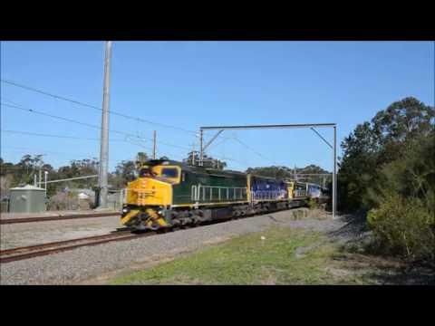 Australian Trains: Quad C's on The Short North 5/9/2016