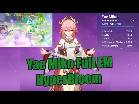 1500+ EM Yae Miko Hyperbloom