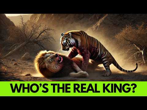 Barbary Lion Vs Siberian Tiger Fight - Who’s the Real King?
