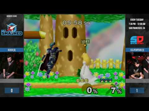 Get Smashed #119 - Winner Semis: Azusa (Peach) vs CLG.PewPewU (Marth)