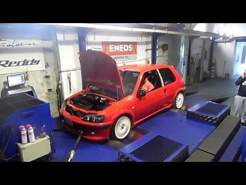 Peugeot 106 Rallye on dyno | The Best Cars GR