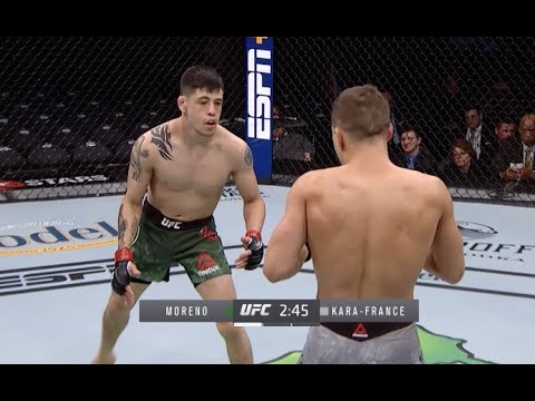 Video: Brandon Moreno aniquila a Kai Kara-France y es campeón interino del peso mosca en UFC 277