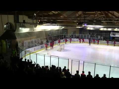 Tour d'honneur des Ducs après la victoire contre Epinal