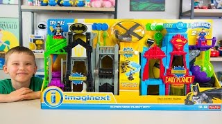Batman & Superman Superhero Toys Imaginext Super Hero Flight City Fisher-Price Kinder Playtime