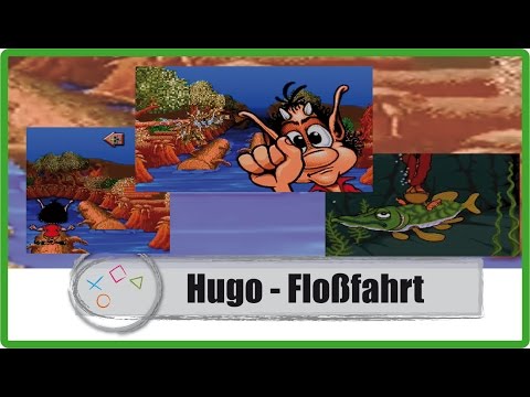 🎮 PS1 Hugo 🎮 🏆Floßfahrt (Rafting)