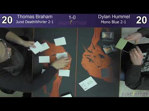 Thomas Braham (Jund DeathWhirler) vs Dylan Hummel (Mono Blue) - Friday Night Standard 2/22/19