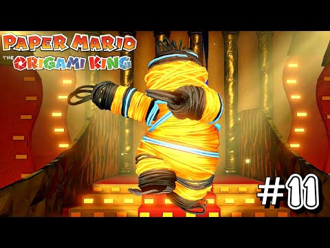 Rubber Band Boss Battle! Paper Mario: The Origami King Gameplay Walkthrough - Part 11