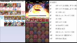 【パズドラ】ゼローグ∞降臨 片ガネ リーダーチェンジ無し 周回編成解説