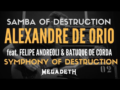Alexandre de Orio - Symphony of Destruction (Megadeth Tribute with percussion) feat. Felipe Andreoli
