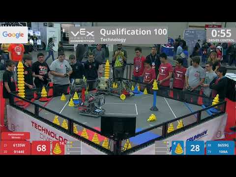 2018 VRC Tech Q100 - 6135W 9144E vs 8659G 109A - 111 to 89