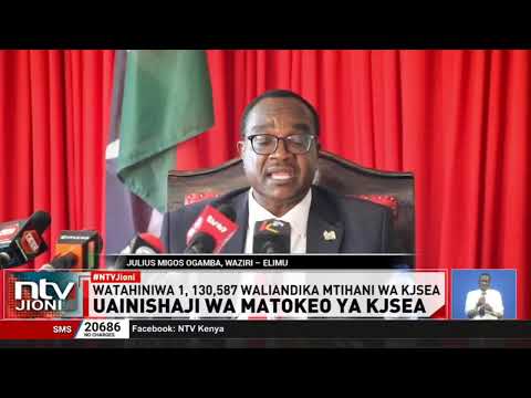 Kati ya wanafunzi 1,130,587 waliofanya KJSEA, 77% waliafikia kiwango kwa kupata pointi nne