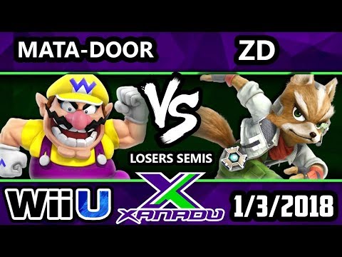 S@X 235 Smash 4 - Mata-Door (Wario) Vs. ZD (Fox) - SSB4 Losers Semis - Smash for Wii U.