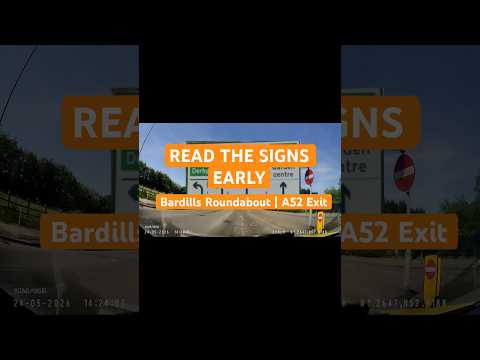 Bardills Roundabout A52 Exit thumbnail