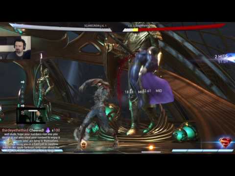 Injustice 2 Offline: In-the-Lab w/Scarecrow - Tutorial and Training Mode