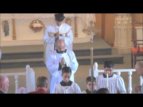 Faith of Our Fathers at a Traditionalist Catholic Service.