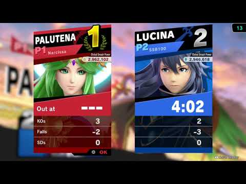 Narcissa (Palutena) vs SSB100 (Lucina)