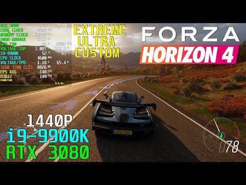 Forza Horizon 4: RTX 3080 OC & i9-9900K | 1440P