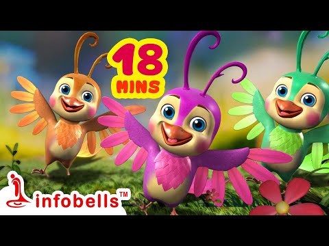 হাট্টিমাটিম টিম - Hattimatim Tim Tara Mathe Pare Dim | Bengali Rhymes for Children | Infobells