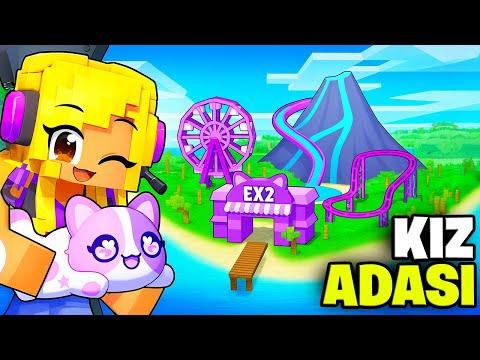 SPENDING A DAY ON AN ISLAND FULL OF GIRLS! - I'm the only guy (Minecraft)