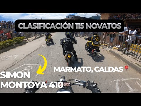 Clasificación 115 Inicio, Simon Montoya #410, Valida Promocional Marmato Caldas 
