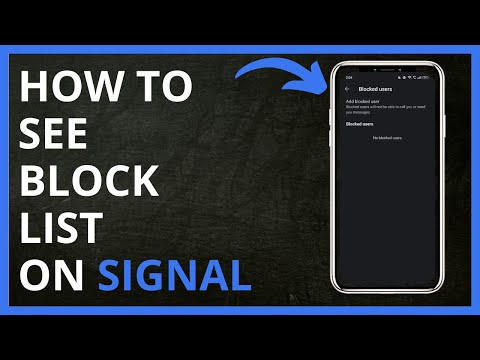 How To See Block List on Signal in 2024