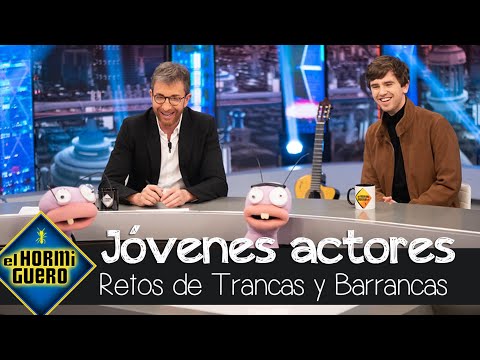 Freddie Highmore supera por los pelos el reto de Trancas y Barrancas - El Hormiguero