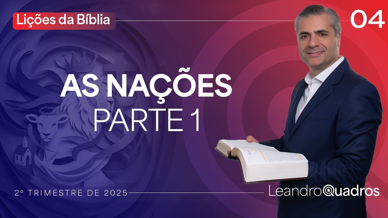 Lição da Escola Sabatina 4 – “As Nações, Parte 1” – Comentário com Leandro Quadros