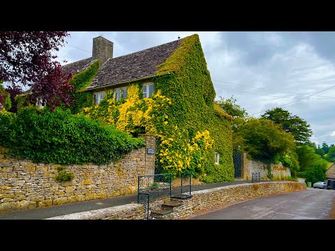 Early Morning Walk from Medieval Roots to Modern Art: Quenington, ENGLAND: