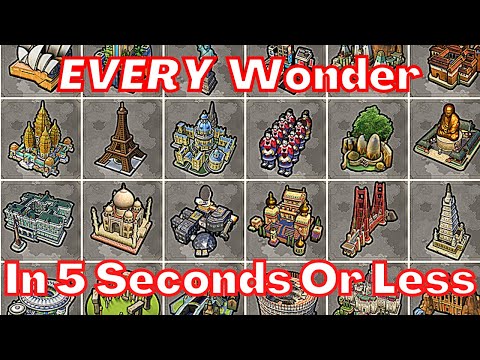 (Civ 6) EVERY Civilization 6 Wonder Explained In 5 Seconds Or Less