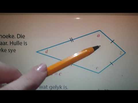 Gr 8 Vierhoeke en hul eienskappe
