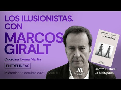 🗣️ Marcos Giralt relata como su libro ‘Los ilusionistas’ parte de “una autopsia familiar”