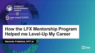 How the LFX Mentorship Program Helped me Level-Up My Career - Navendu 