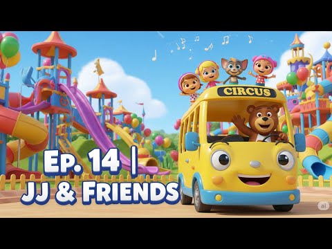 🎵 JJ & Friends Sing Wheels on the Bus 🚍 | CoComelon Style Kids Songs | Ep. 14