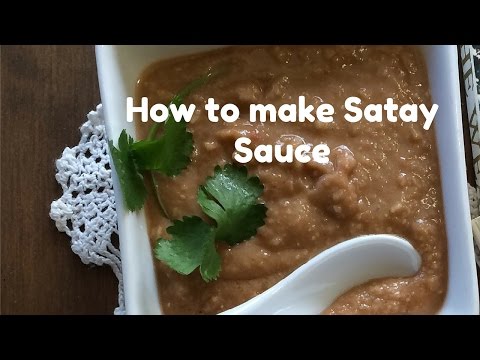 How to make Satay Sauce