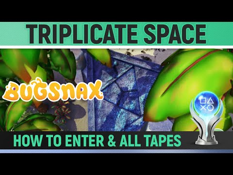 Bugsnax - Secret Area - How to enter Triplicate Space & Find All 10 Secret Tapes 🏆 Triangle Key