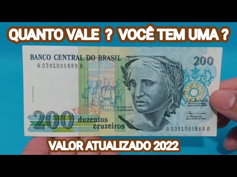 Vídeo: Nota 200 cruzeiros: dúvidas e valor de coleção