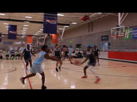 Roland Frank 2021 6ft 2p5in no shoes PG TX Playmakerz vs TX Tarheels
