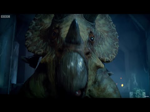 Escaping On A Triceratops! | Dinosaurs on a Spaceship | Doctor Who