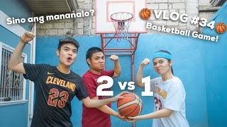 2-on-1 Basketball Game vs. Siblings (MATINDING LABAN TO!) | Sharlene San Pedro - Vlog #34