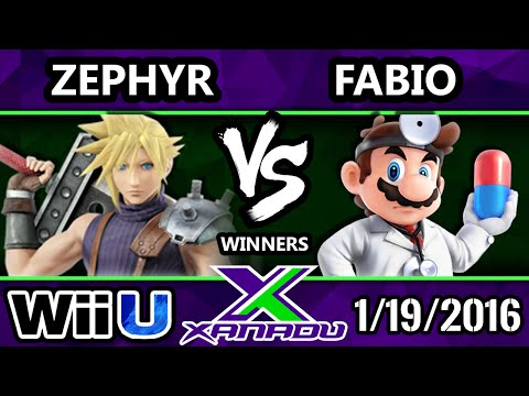 S@X 133 - DG | Zephyr (Cloud) vs. Fabio (Doctor Mario) SSB4 Tournament - Smash Wii U - Smash 4