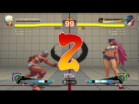 USFIV~ Elena (gatlu111111) vs.  Poison (naxachan) HD