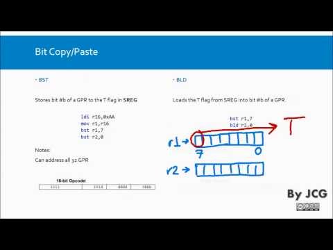 4. AVR Instruction Set - (2 of 2) Bit and Bit test