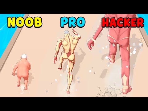 NOOB vs PRO vs HACKER - Titan Rush 3D
