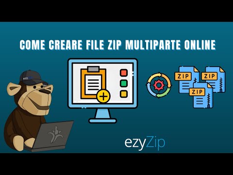 Come Creare File ZIP Divisi Online